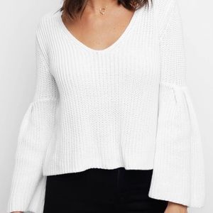 Free people bell sleeve sweater